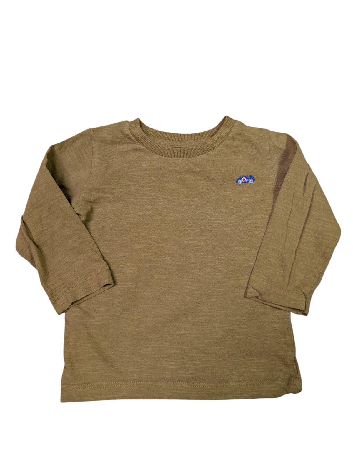 Hnědé triko s dlouhým rukávem pro kluky secondhand Next